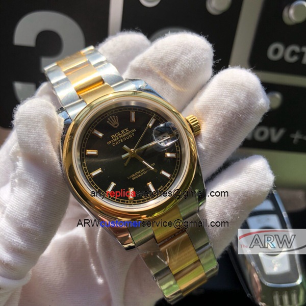 Best Copy Rolex Datejust Two Tone Oyster Men Watch 36mm Best Copy Rolex Datejust Two Tone Oyster Men Watch 36mm